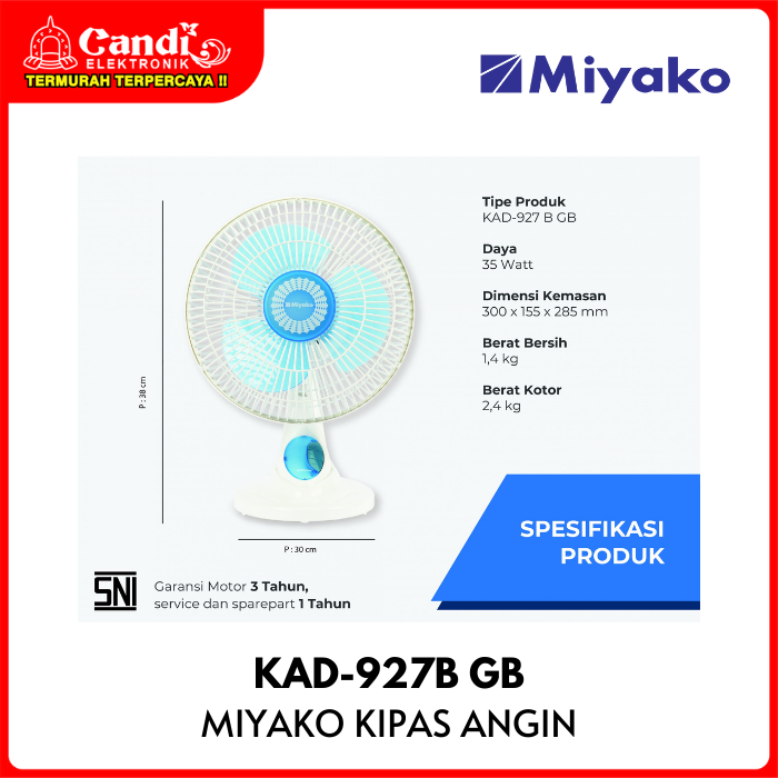 Miyako Fan Desk Fan